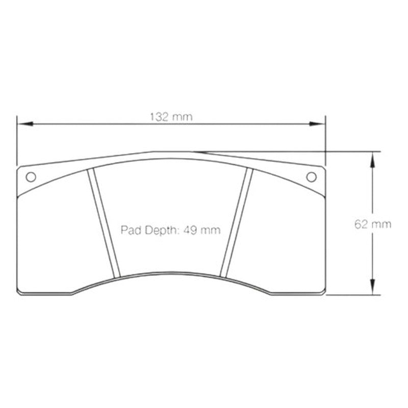Mintex Racing F4R Brake Pads 131.8mm x 61.7mm 1697F4R16.00