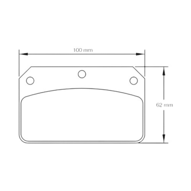 Mintex Racing F4R Brake Pads 100.2mm x 61.4mm 1796F4R12.40