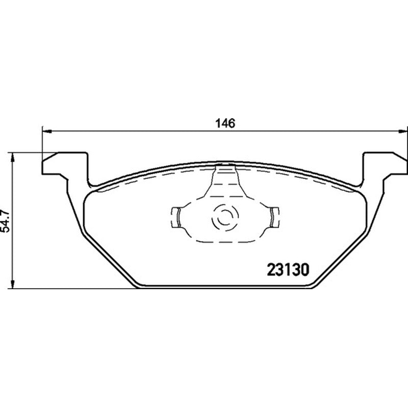 Mintex Racing M1144 Brake Pads 146mm x 54.7mm MDB1811M1144