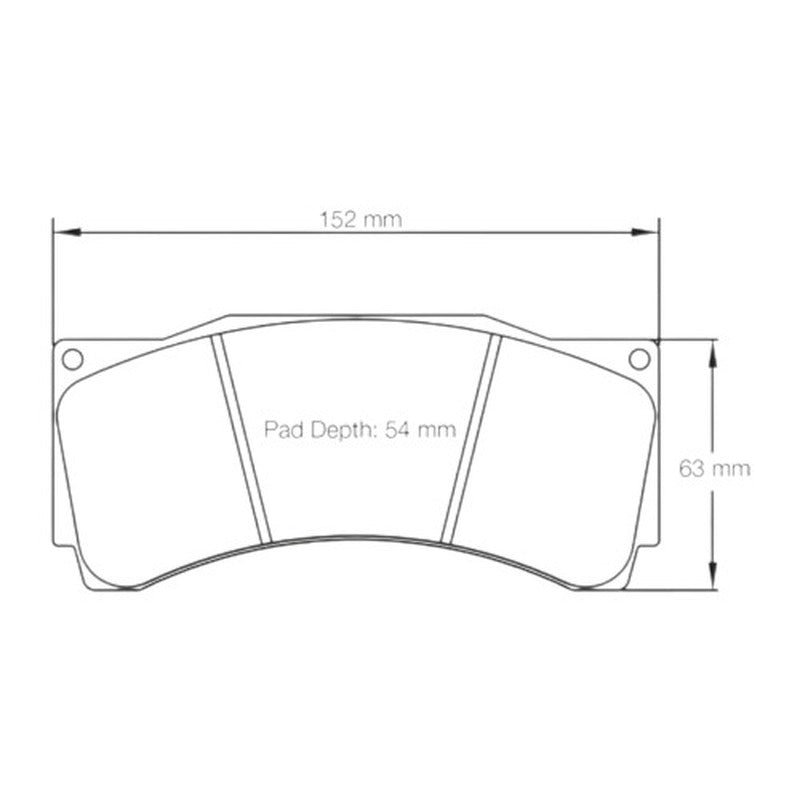 Mintex Racing F4R Brake Pads 152mm x 63mm 1850F4R25.00