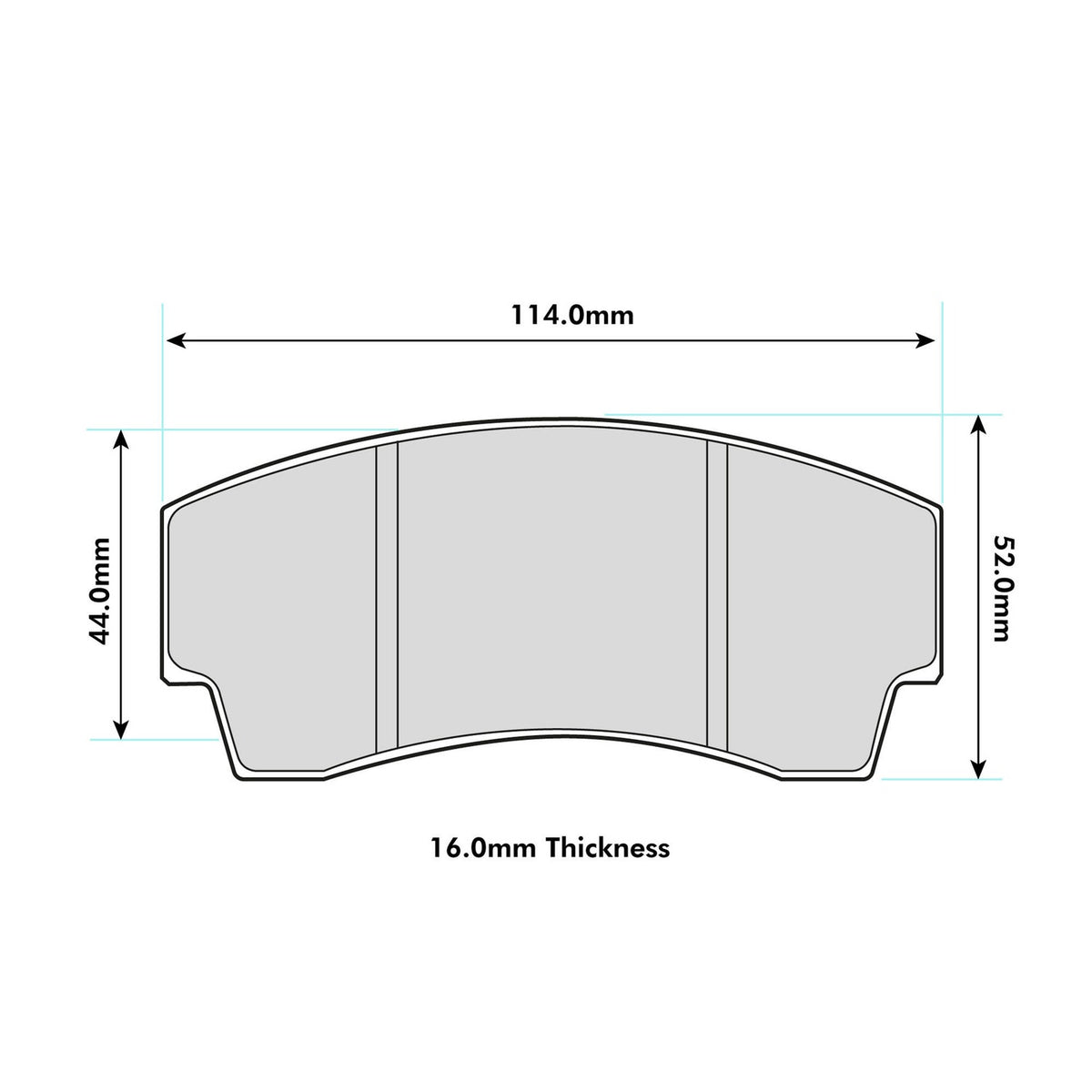 Mintex Racing MRM1805 Brake Pads MDB1864MRM1805