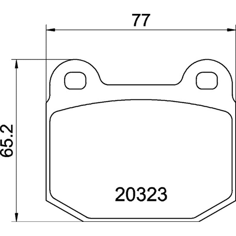 Mintex Racing F4R Brake Pads 77mm x 65.2mm 1890F4R14.10 - Front