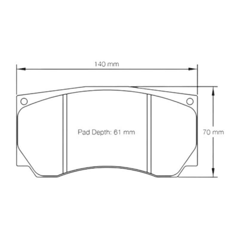 Mintex Racing F6R Brake Pads 140mm x 70mm 2020F6R18.00