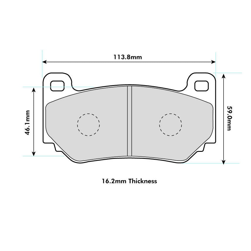 Mintex Racing MRM1802 Brake Pads MDB2027MRM1802