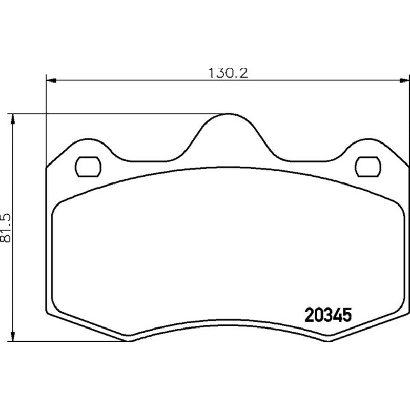 Mintex Racing F3R Brake Pads 130.2mm x 81.5mm 2207F3R16.00