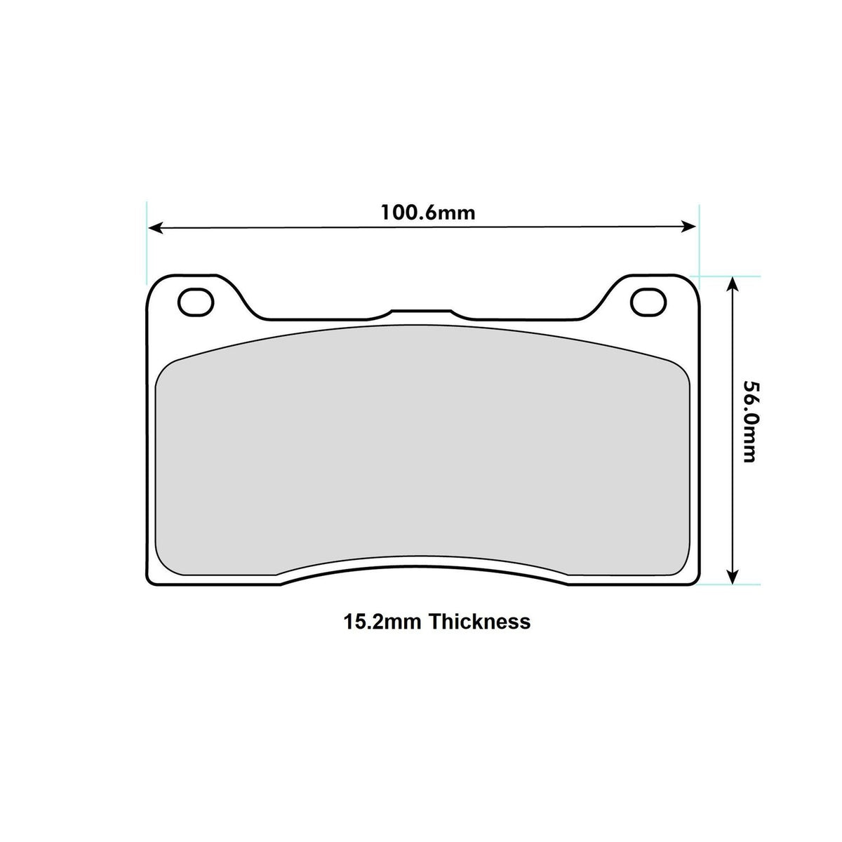 Mintex Racing MRM1802 Brake Pads MDB2581MRM1802