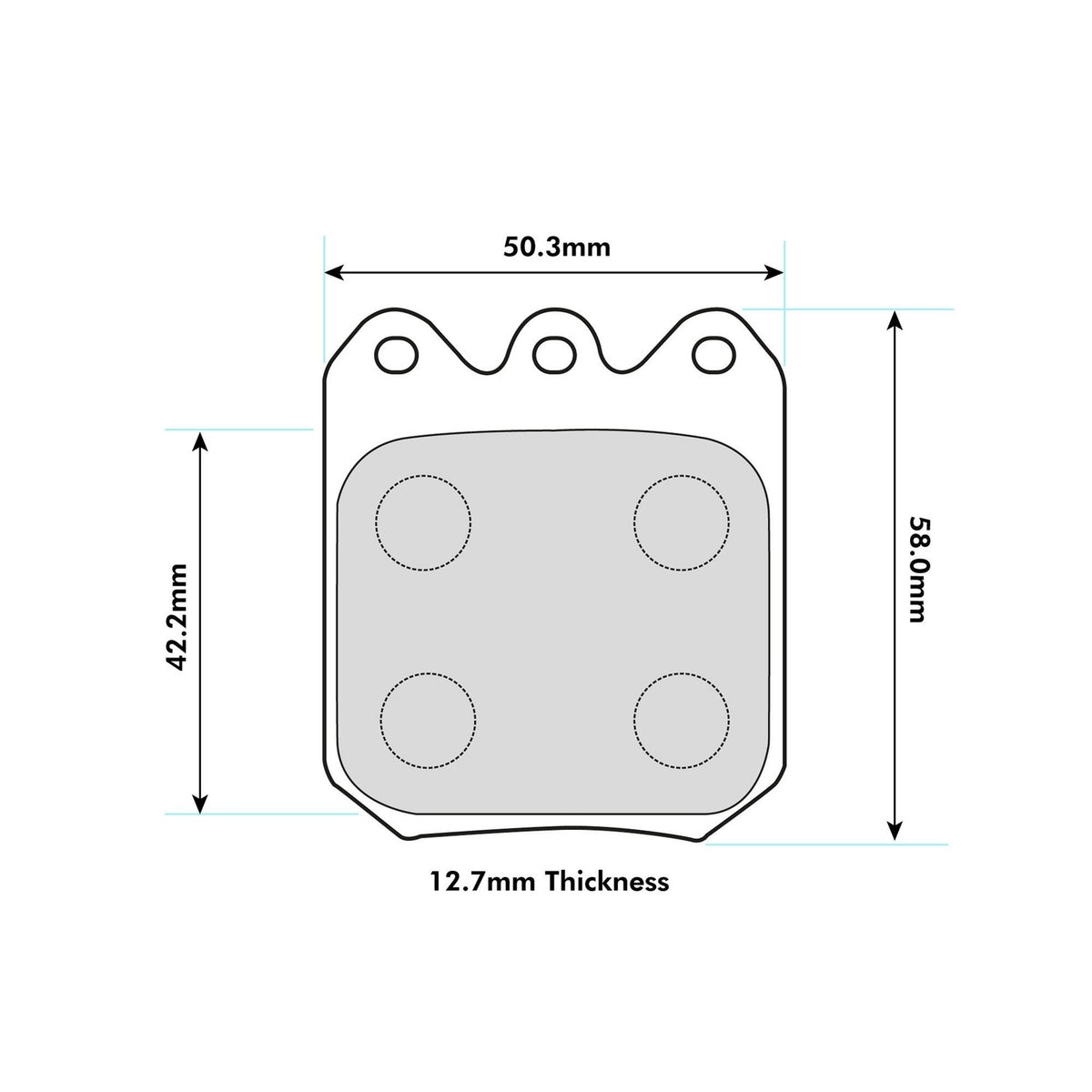 Mintex Racing MRM1805 Brake Pads MDB3385MRM1805