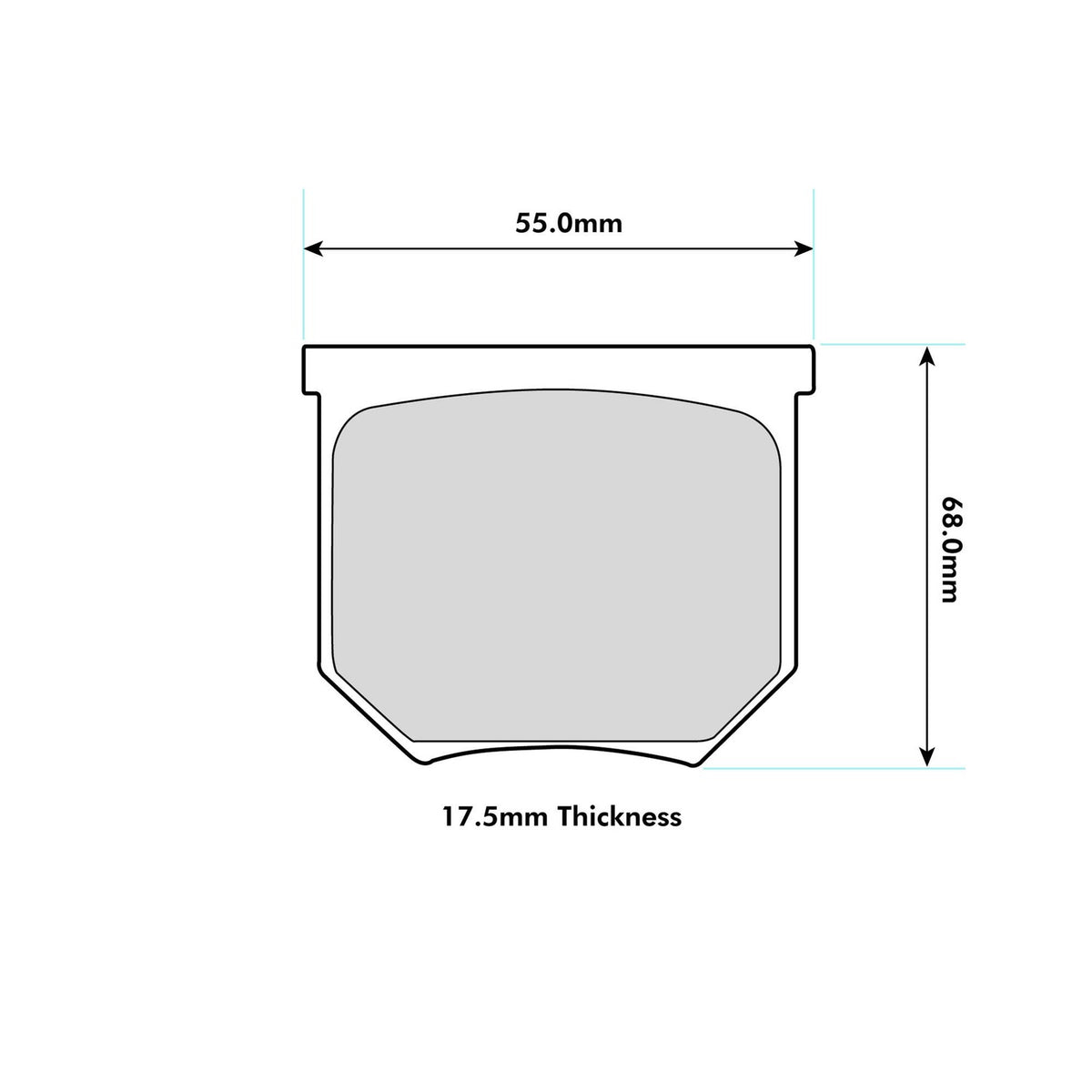 Mintex Racing MRM1802 Brake Pads MGB505MRM1802