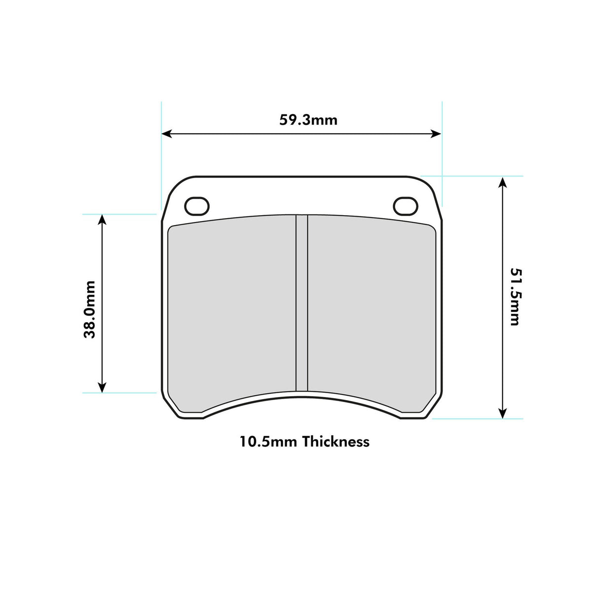 Mintex Racing MRM1805 Brake Pads MLB19MRM1805